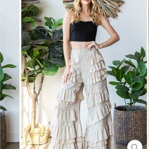 Oli&Hali ruffle patch pants